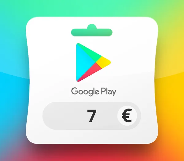 Carte Google Play 7 € — France