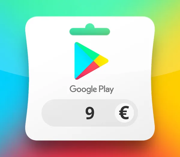 Carte Google Play 9 € — France
