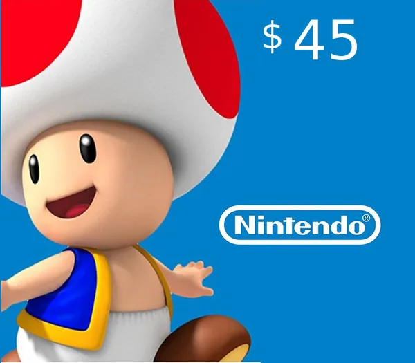 Carte Nintendo eShop 45 $ — États-Unis