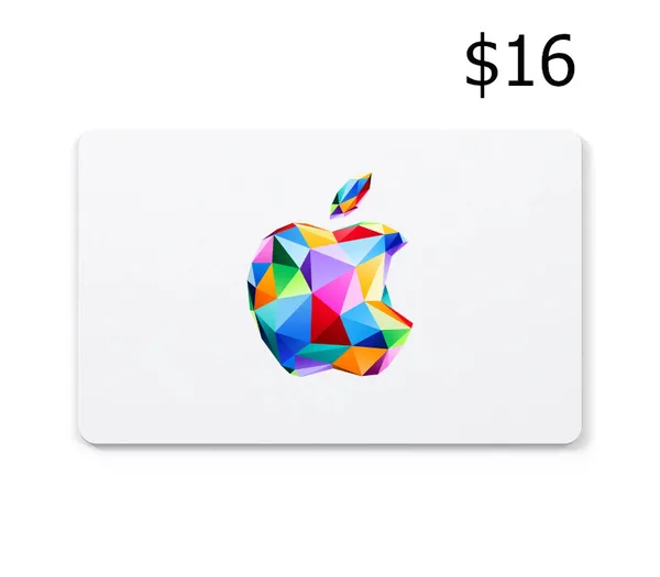 Carte Apple 16 $ — États-Unis