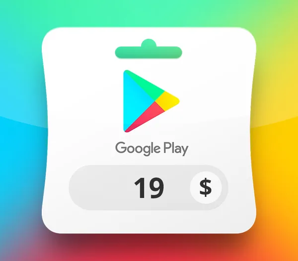 Carte Google Play 19 $ — États-Unis