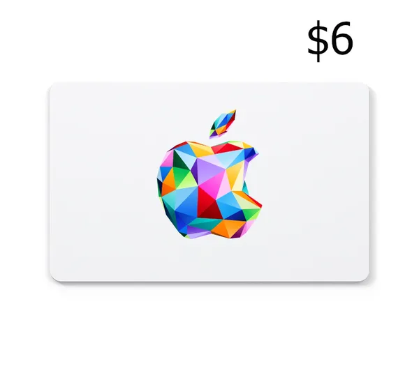 Carte Apple 6 $ — États-Unis