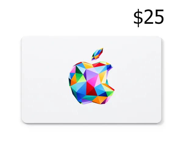 Carte Apple 25 $ — États-Unis