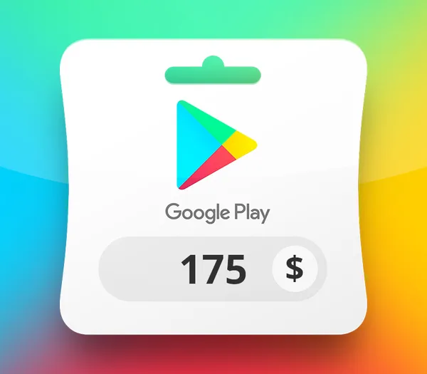 Carte Google Play 175 $ — États-Unis