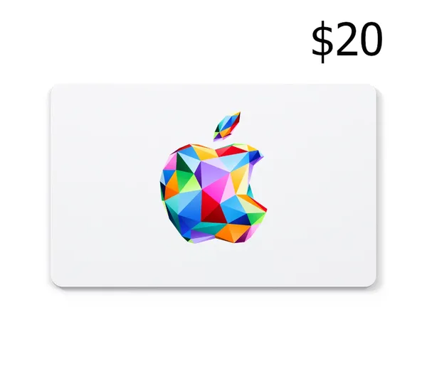 Carte Apple 20 $ — États-Unis