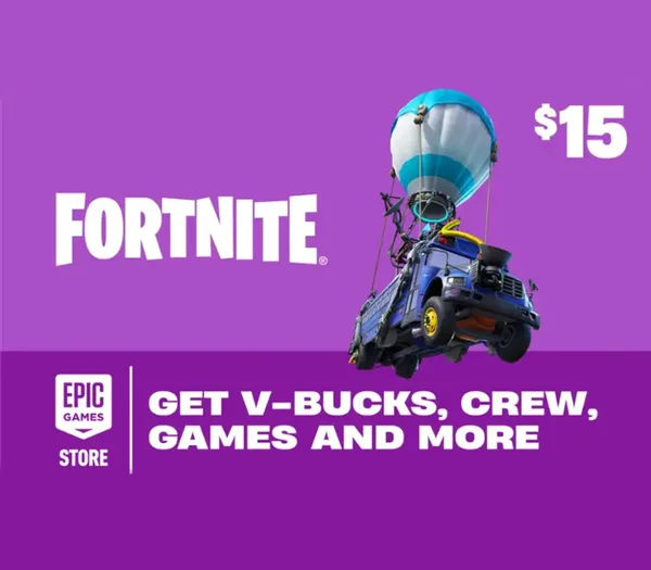 Carte Fortnite 15 $ — États-Unis