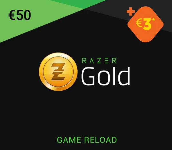 Carte Razer Gold 50 € — Europe