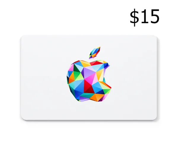 Carte Apple 15 $ — États-Unis