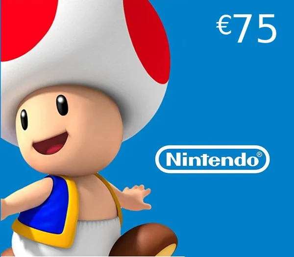 Carte Nintendo eShop 75 € — Europe