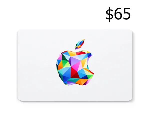 Carte Apple 65 $ — États-Unis