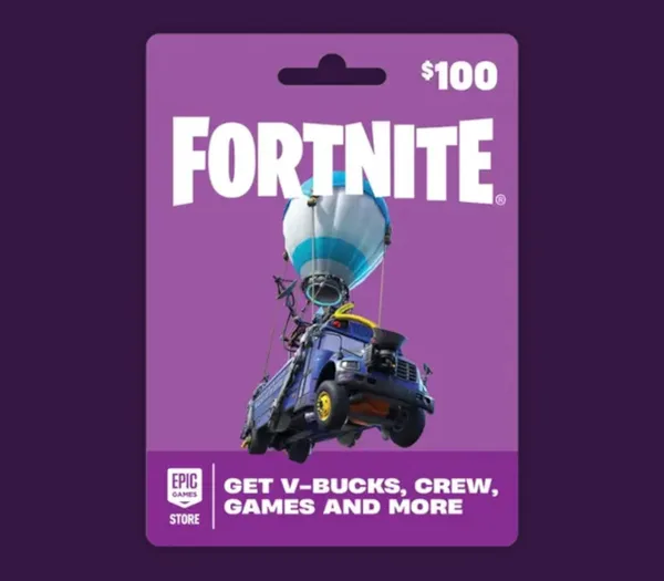 Carte Fortnite 100 $ — États-Unis